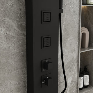 Multi-Function Shower Panel with Spout Rainfall Waterfall for Bathroom
