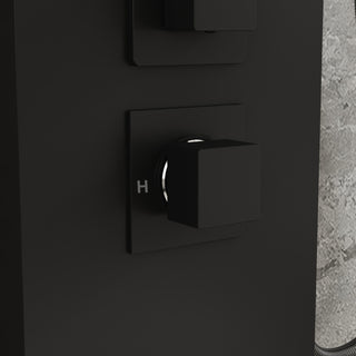 Multi-Function Shower Panel with Spout Rainfall Waterfall for Bathroom