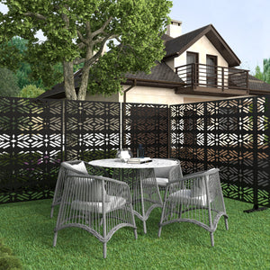 Decorative Fencing Panel Room Divider Privacy Screen Fence Privacy Divider