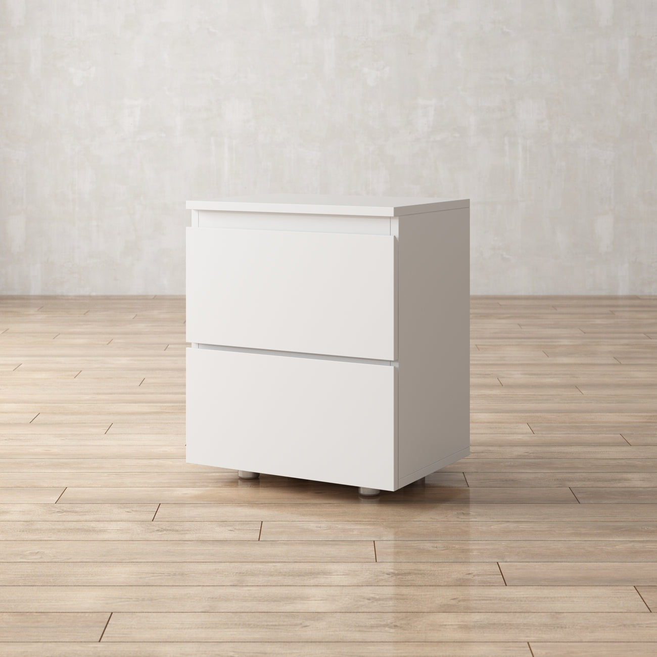 2-Drawer Chest Dresser Sideboard Night Table in Bedroom
