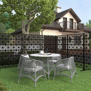 Decorative Fencing Panel Room Divider Privacy Screen Fence Privacy Divider