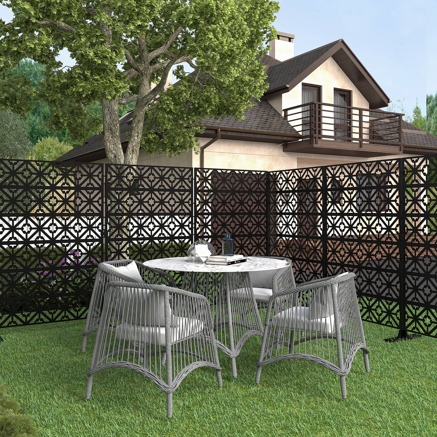 Decorative Fencing Panel Room Divider Privacy Screen Fence Privacy Divider