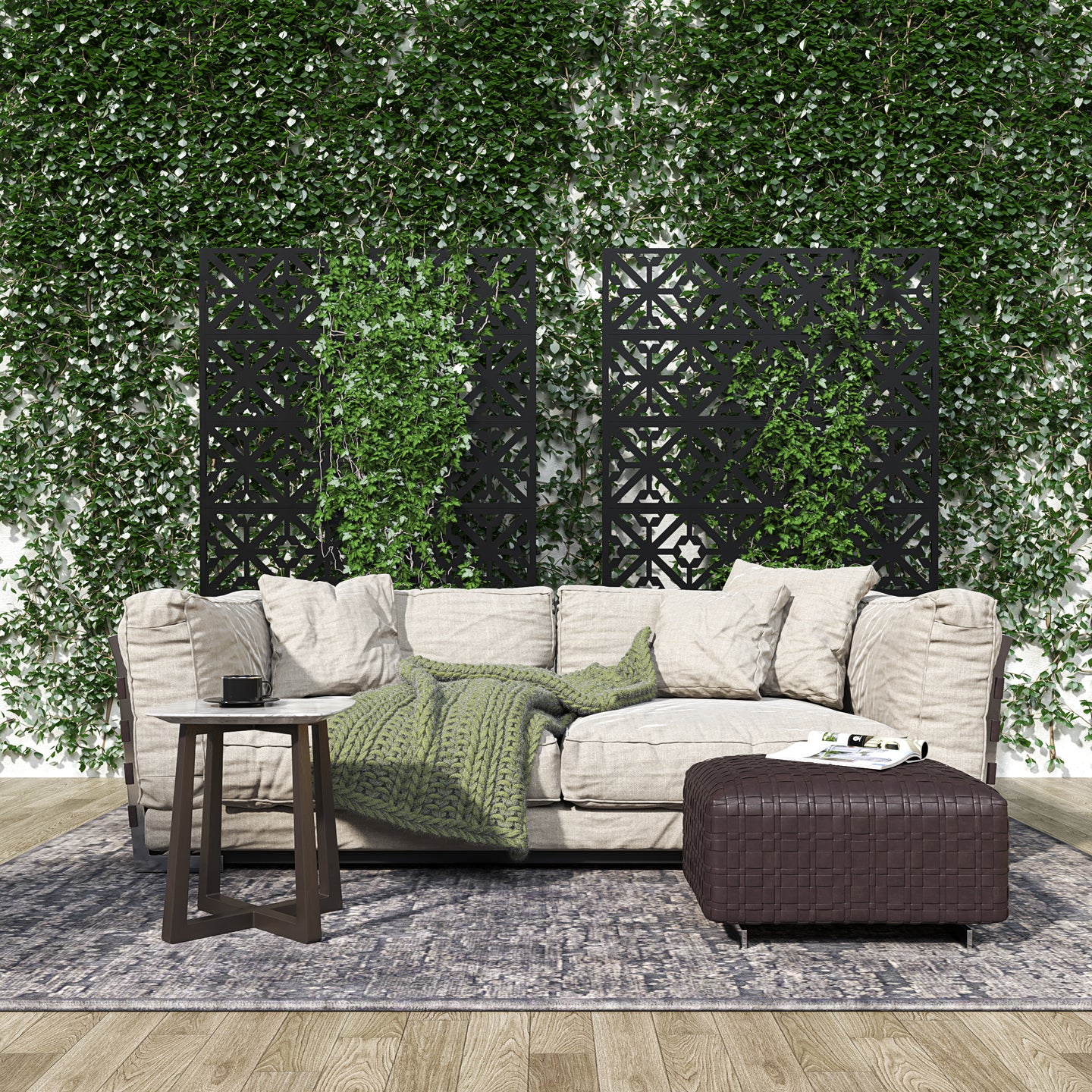 Decorative Fencing Panel Room Divider Privacy Screen Fence Privacy Divider