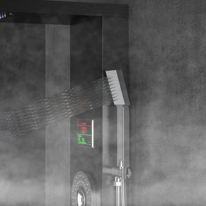 LED Shower Panel Head Rain Massage System and Spout