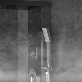 LED Shower Panel Head Rain Massage System and Spout