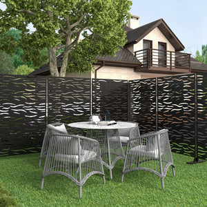 Decorative Fencing Panel Room Divider Privacy Screen Fence Privacy Divider