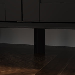Storage Cabinet with Glass Door Display Cabinet Tall Bookshelf with Large Storage for Study Office Dining Room