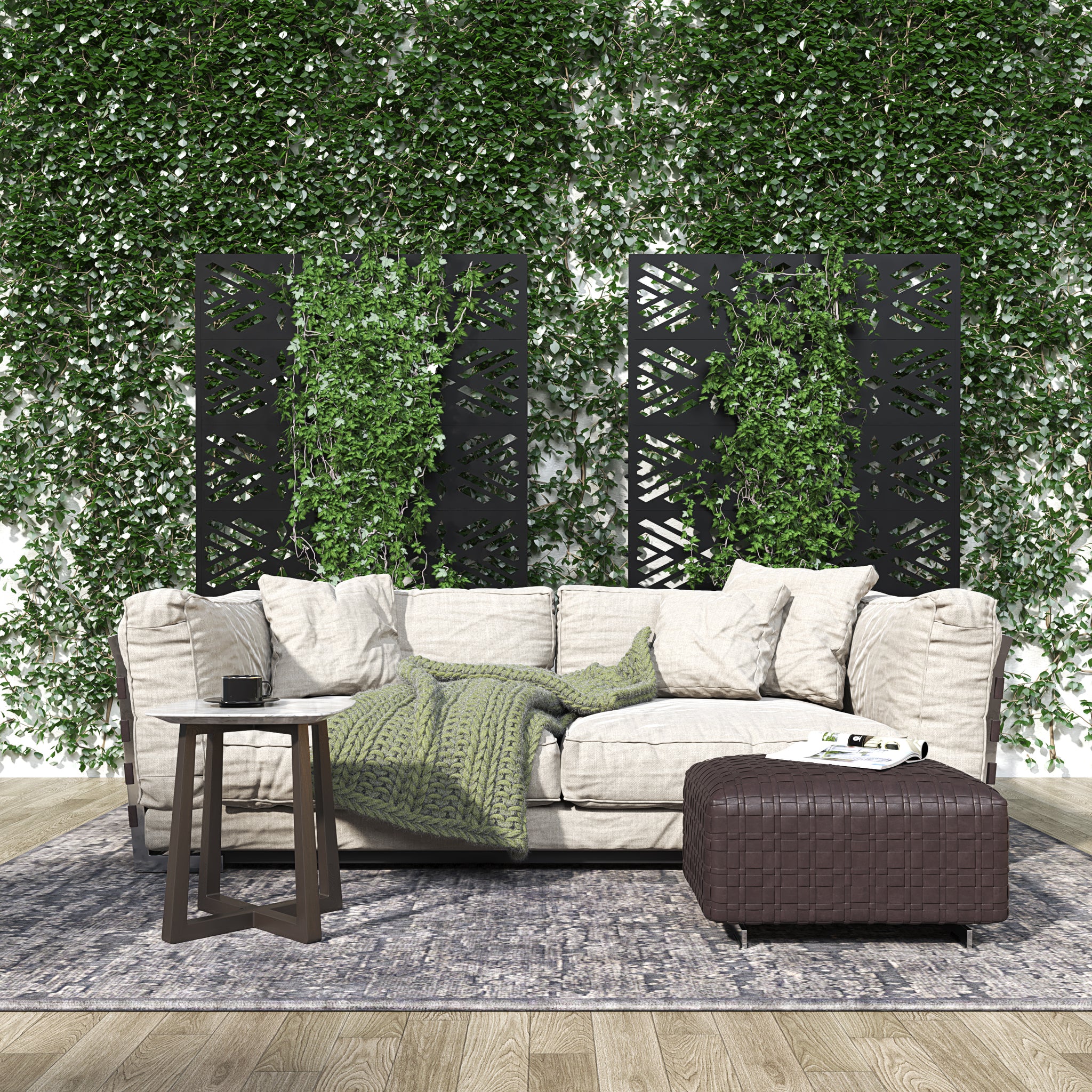 Decorative Fencing Panel Room Divider Privacy Screen Fence Privacy Divider