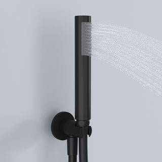 Double-Jet Shower Set Round Handheld Shower and Full Body Spray Jet