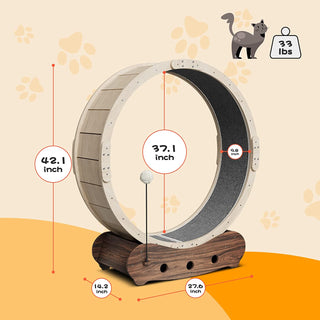 Cat Treadmill Cat Exercise Wheel Running Wheel for Indoor