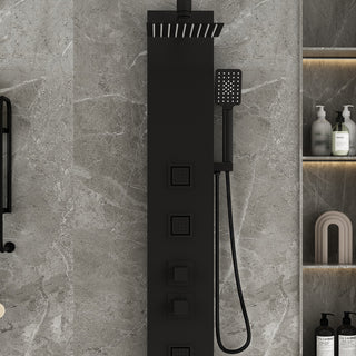 Multi-Function Shower Panel with Spout Rainfall Waterfall for Bathroom