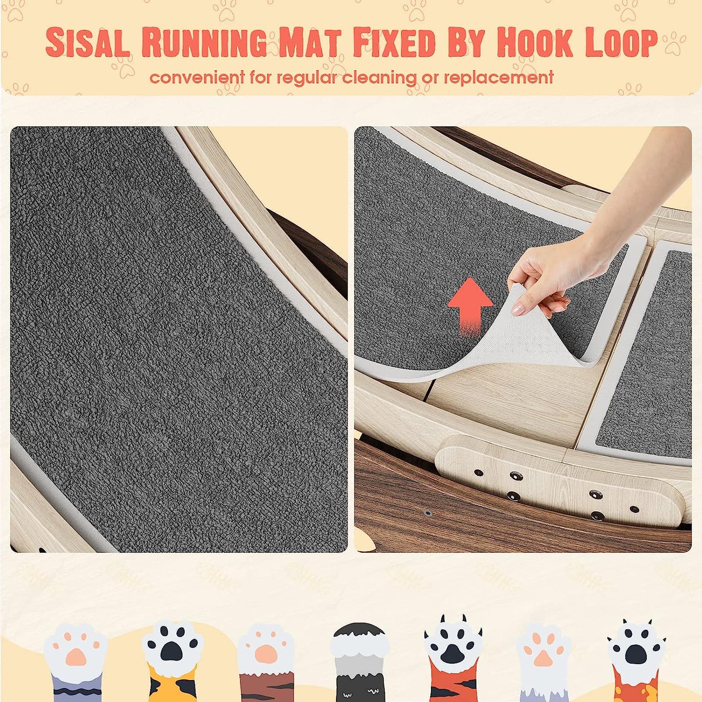 Cat Treadmill Cat Exercise Wheel Running Wheel for Indoor