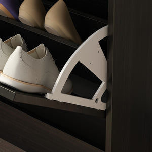 Shoe Cabinet with 2 Flip Drawers for Entryway Modern Shoe Storage Cabinet