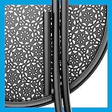 3 Pieces Patio Set Outdoor Iron Patio Furniture Sets