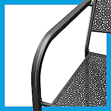 3 Pieces Patio Set Outdoor Iron Patio Furniture Sets