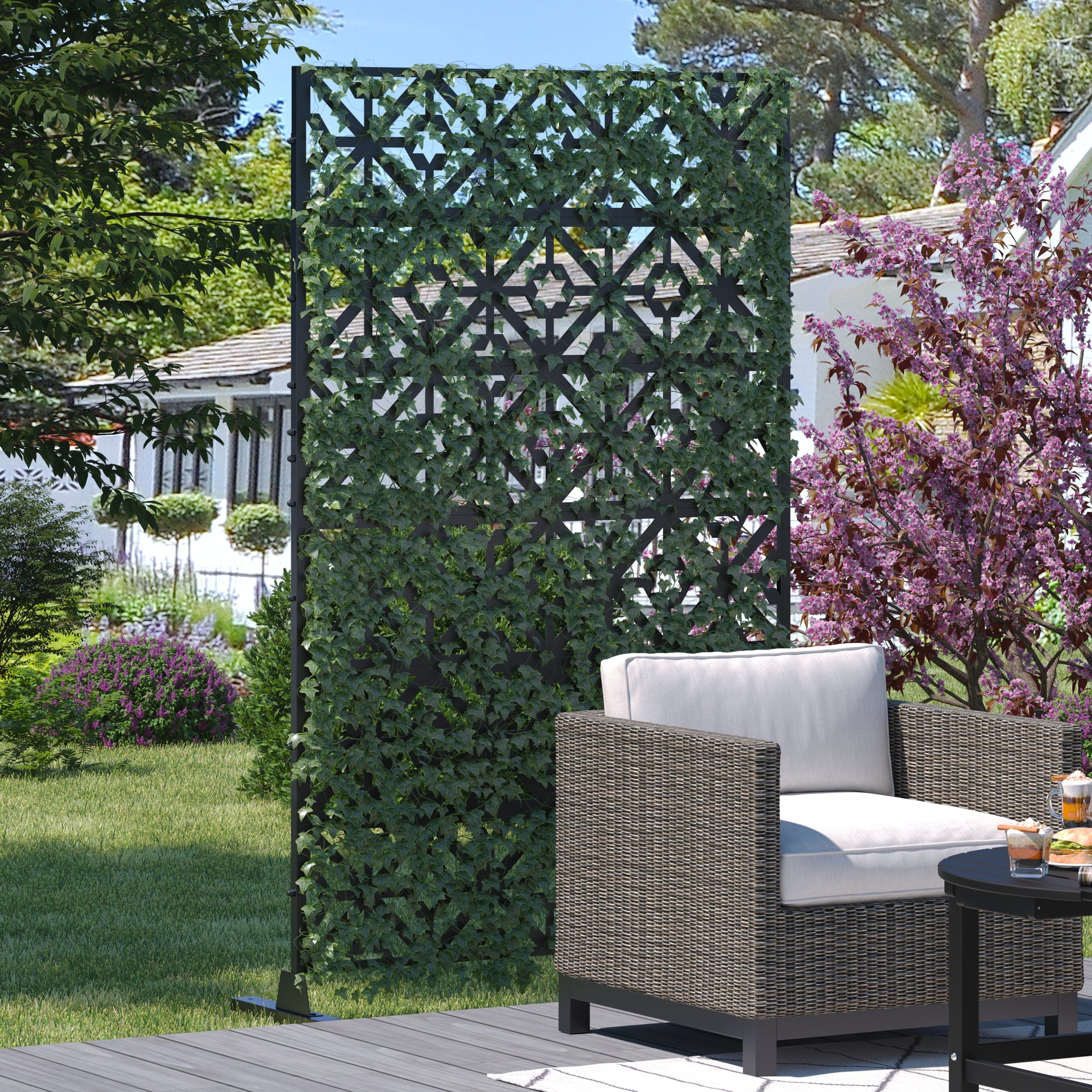 Decorative Fencing Panel Room Divider Privacy Screen Fence Privacy Divider