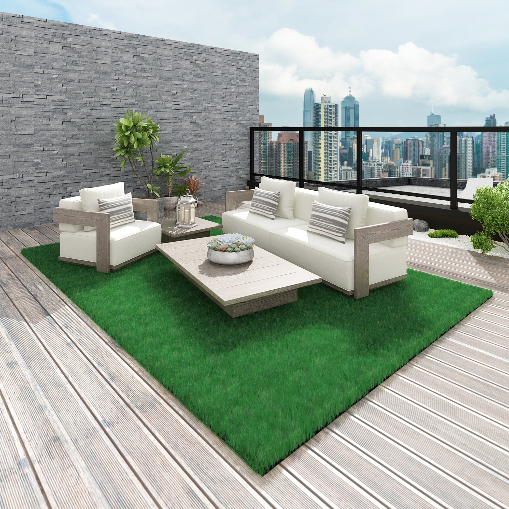 Artificial Grass Turf Outdoor Garden Lawn Artificial Grass Rug